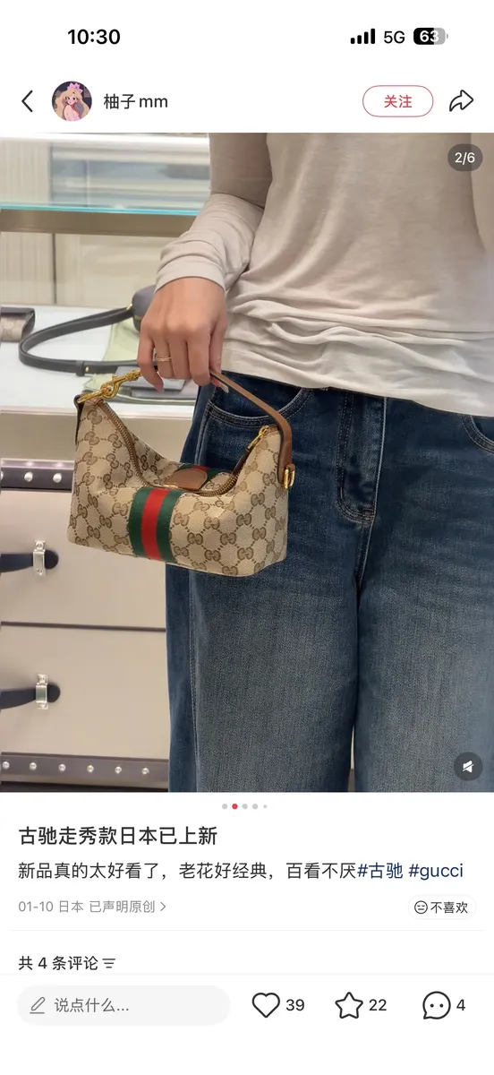 Gucci Monogram Chain Mini Bag — source photograph 1 of 3