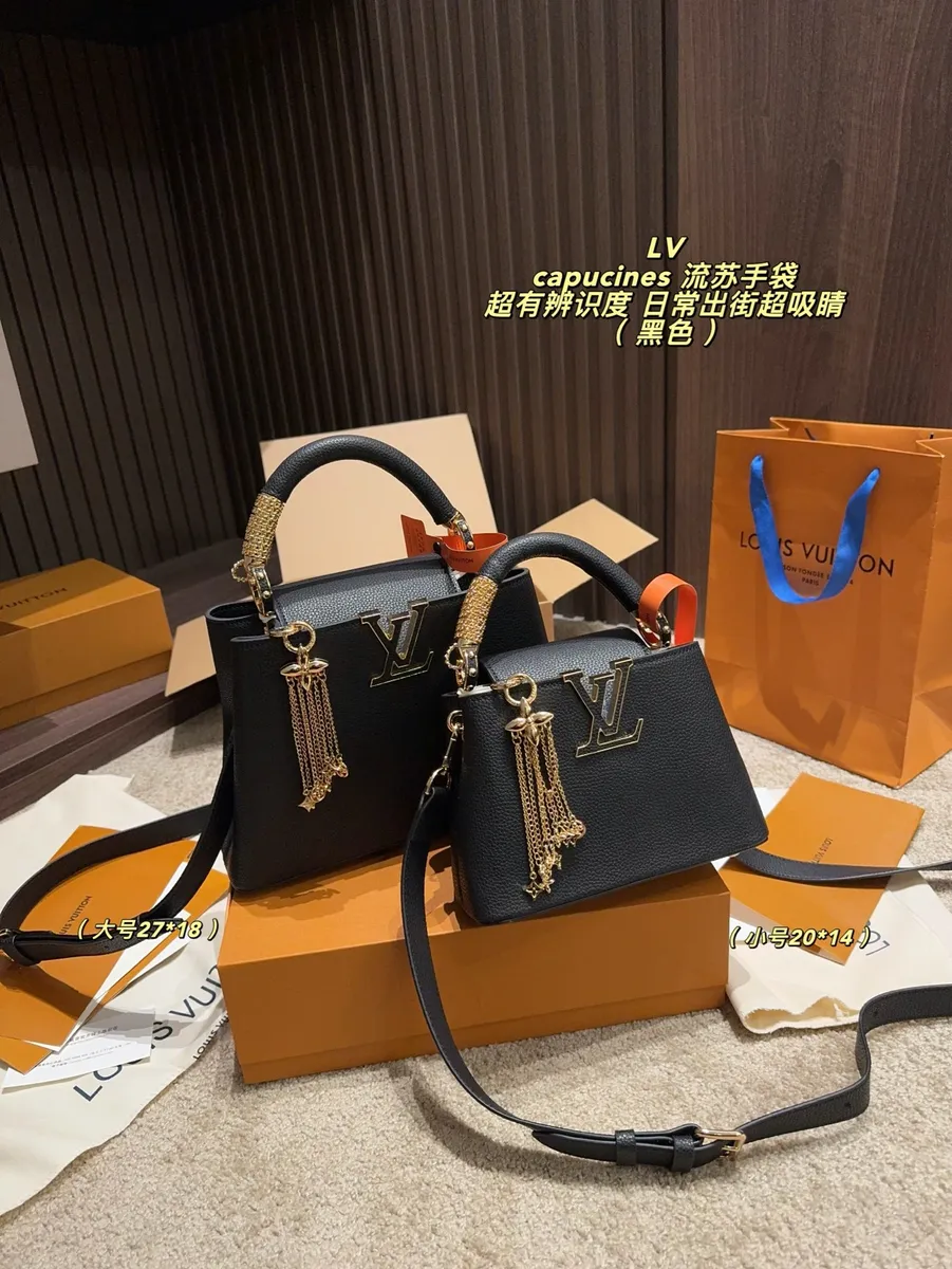 Louis Vuitton Capucines Woven Chain Crossbody Bag — source photograph 1 of 3