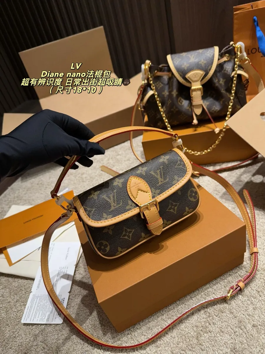 Louis Vuitton Diane Canvas Monogram Crossbody Bag — source photograph 1 of 3