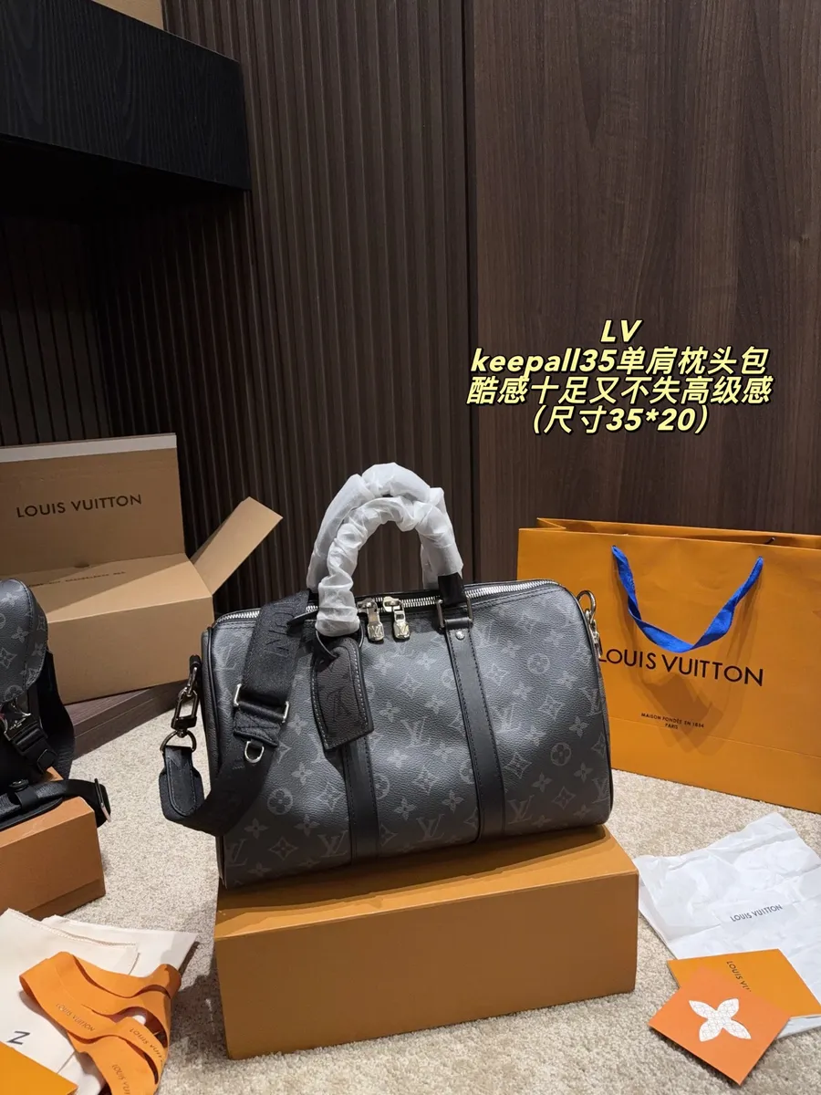 Louis Vuitton Keepall Monogram Satchel Bag — source photograph 1 of 3