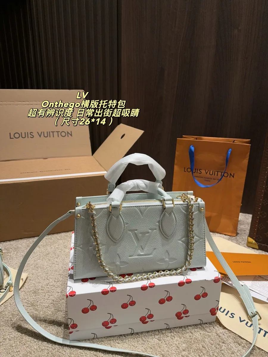 Louis Vuitton OnTheGo Chain Tote Bag — source photograph 1 of 3