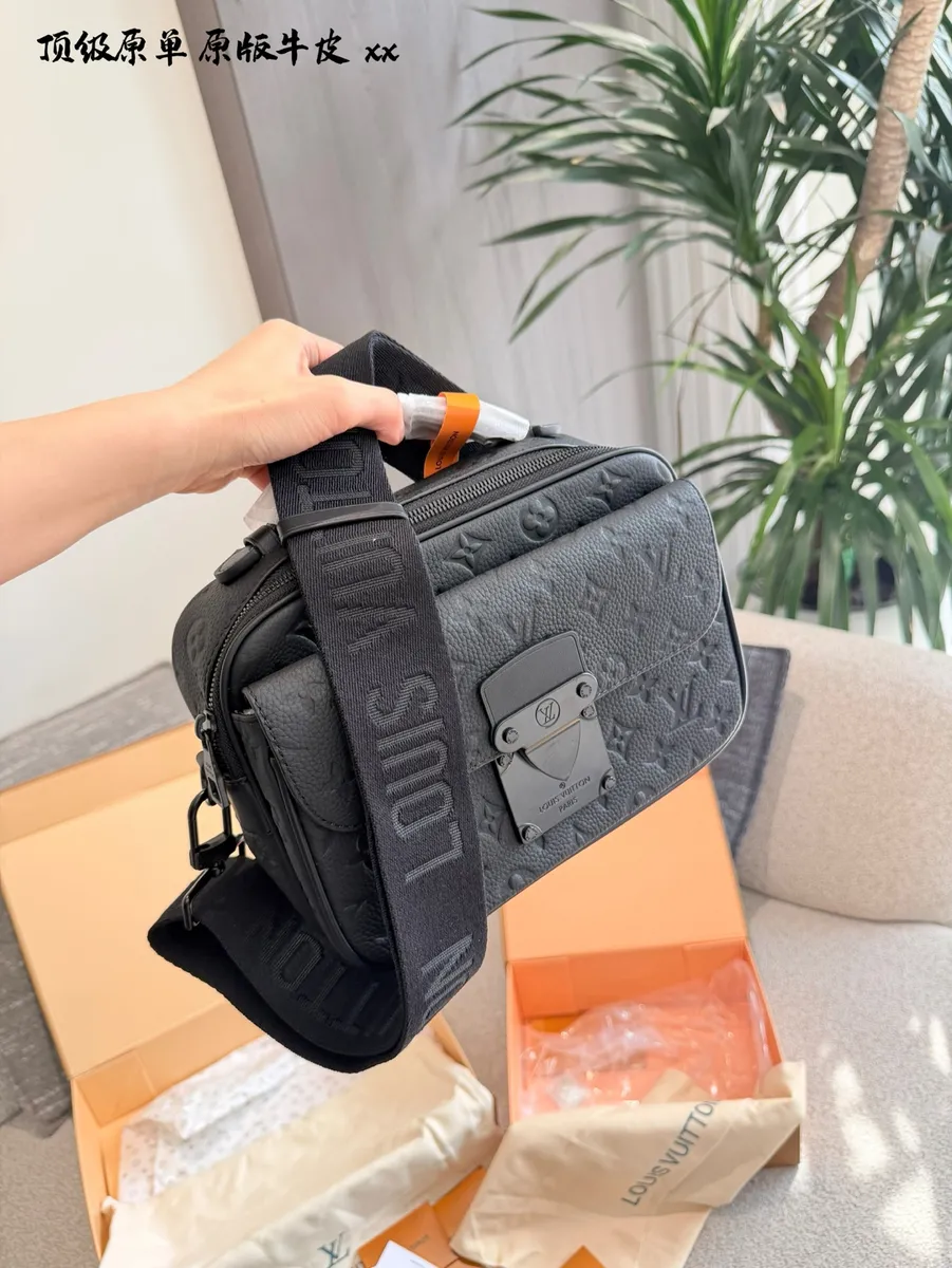 Louis Vuitton S-lock Monogram Messenger Bag — source photograph 1 of 3