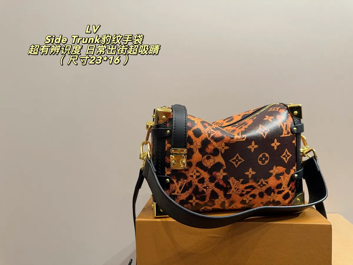 Louis Vuitton Side Trunk Canvas Monogram Handbag — source photograph 1 of 3