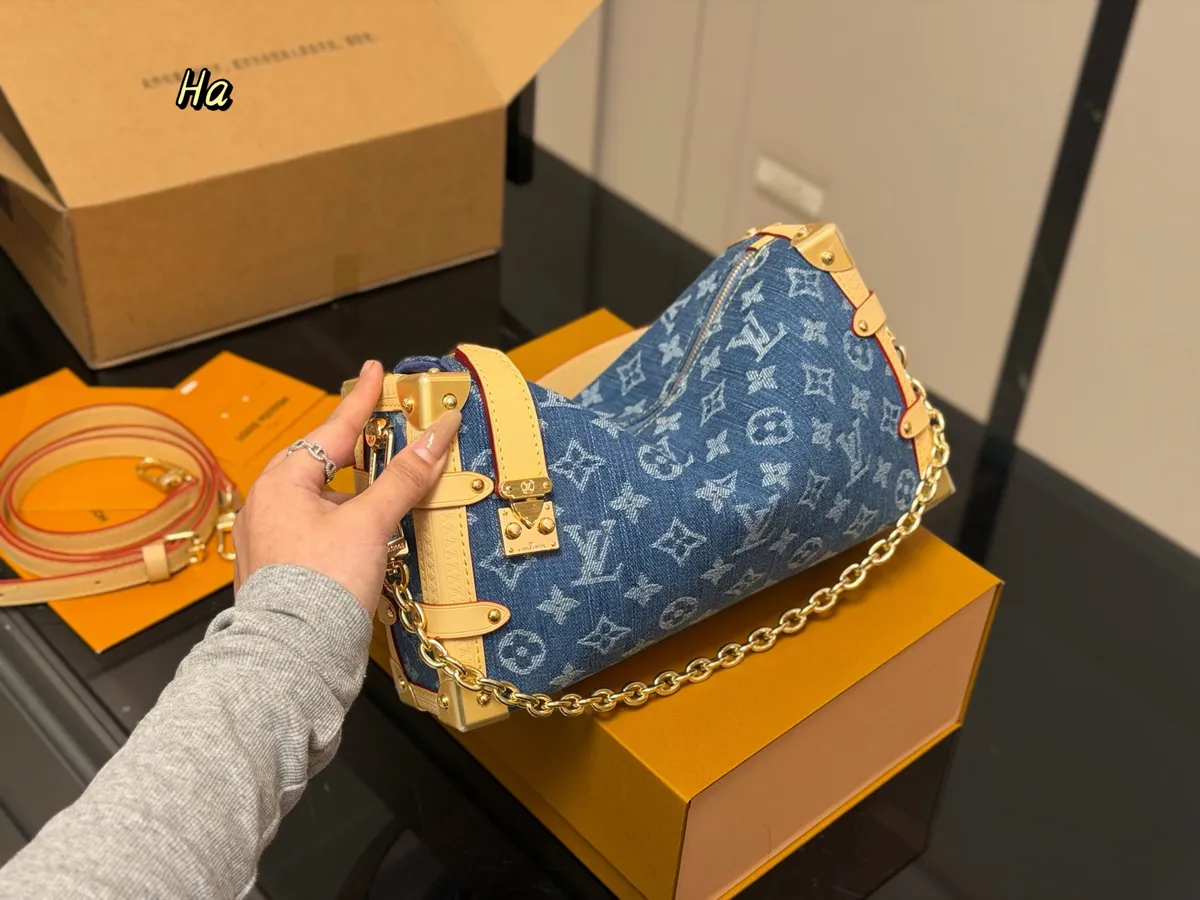 Louis Vuitton Side Trunk Handbag - 27 × 15 cm — source photograph 1 of 3