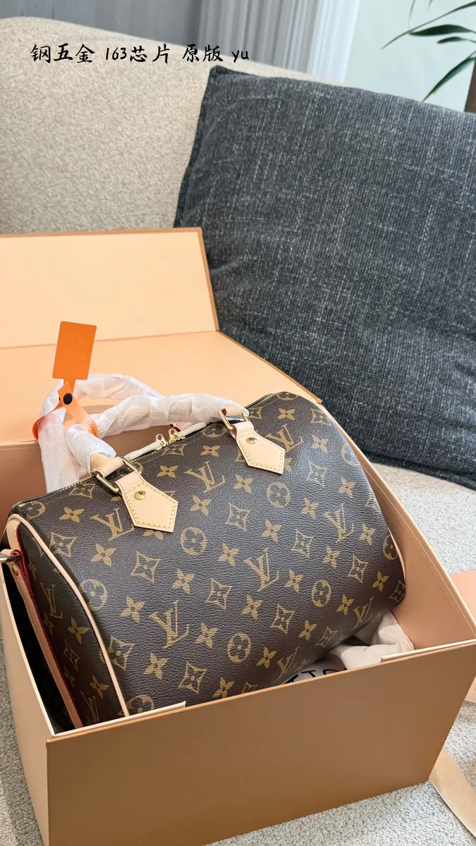 Louis Vuitton Speedy Canvas Monogram Satchel Bag - 25 cm — source photograph 1 of 3