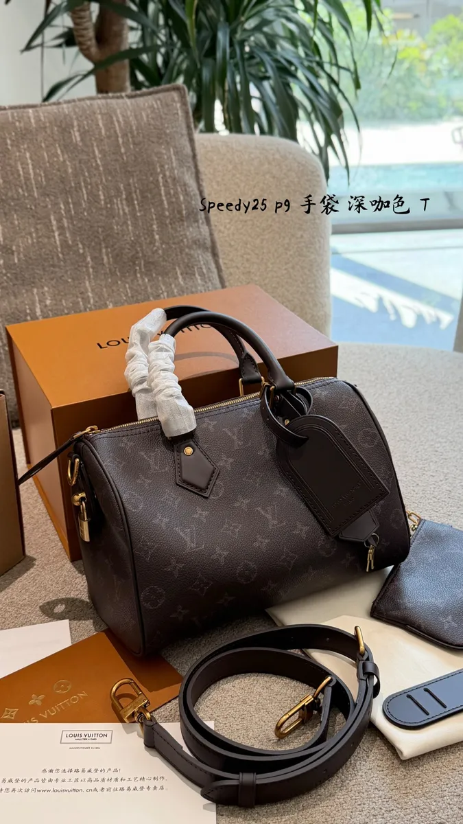 Louis Vuitton Speedy Canvas Monogram Satchel Bag — source photograph 1 of 3