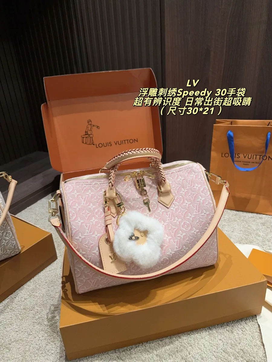 Louis Vuitton Speedy Embroidered Canvas Handbag — source photograph 1 of 3
