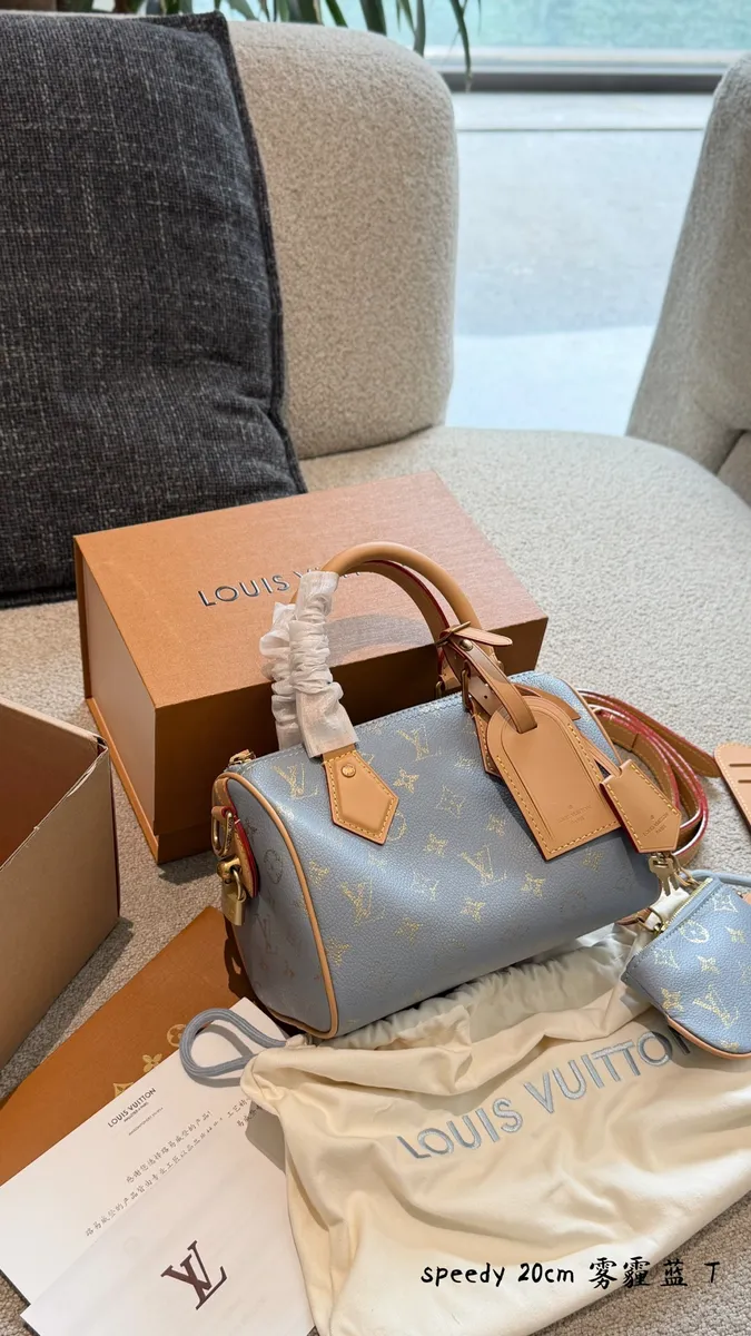 Louis Vuitton Speedy Monogram Printed Satchel Bag - 20 cm — source photograph 1 of 3