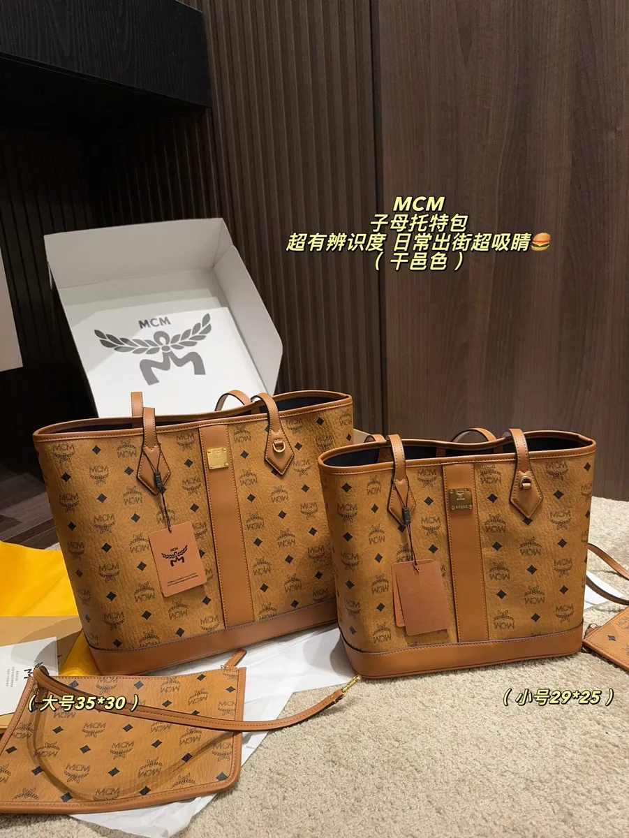 MCM Canvas Tote Bag — source photograph 1 of 3