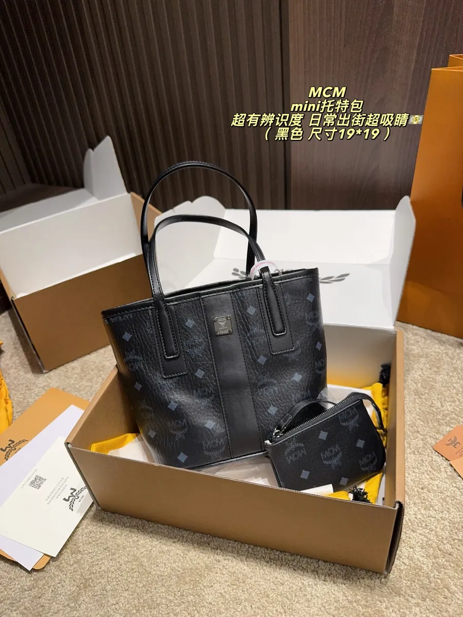 MCM Drawstring Tote Bag — source photograph 1 of 3