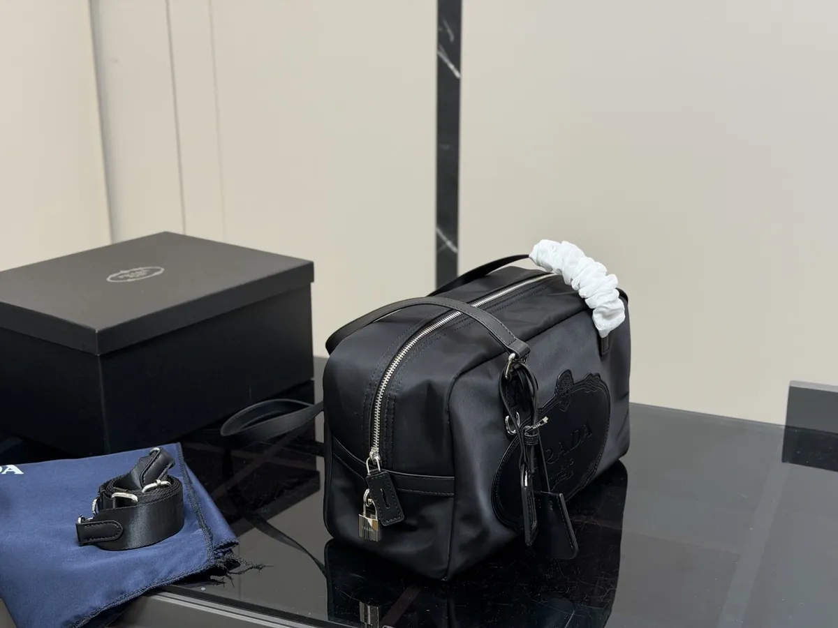 Prada Nylon Shoulder Bag - 33 × 20 cm — source photograph 1 of 3