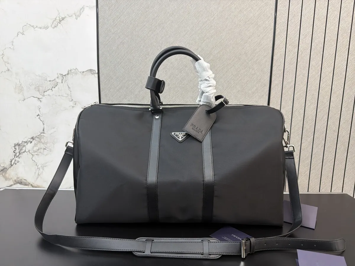 Prada Saffiano Nylon Travel Bag - 50 × 28 cm — source photograph 1 of 3