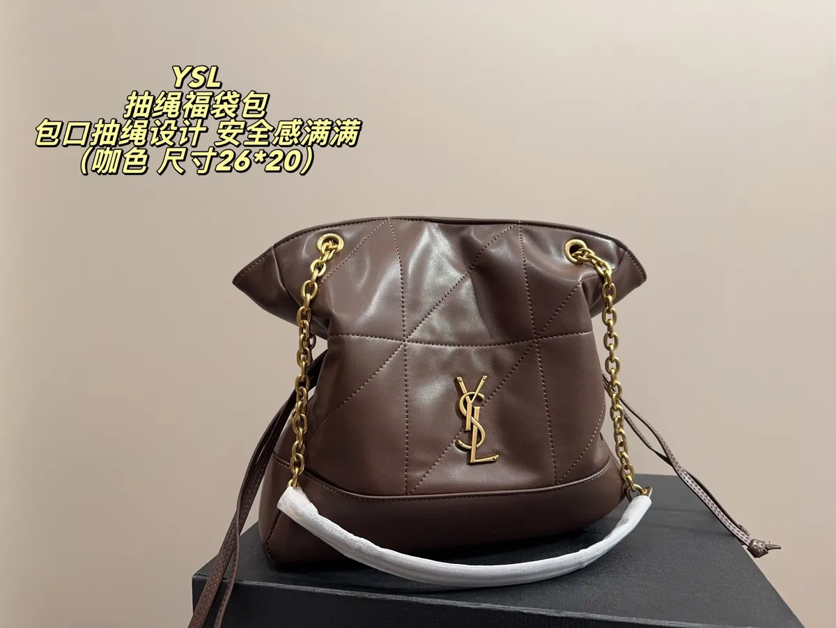 Saint Laurent Drawstring Handbag — source photograph 1 of 3