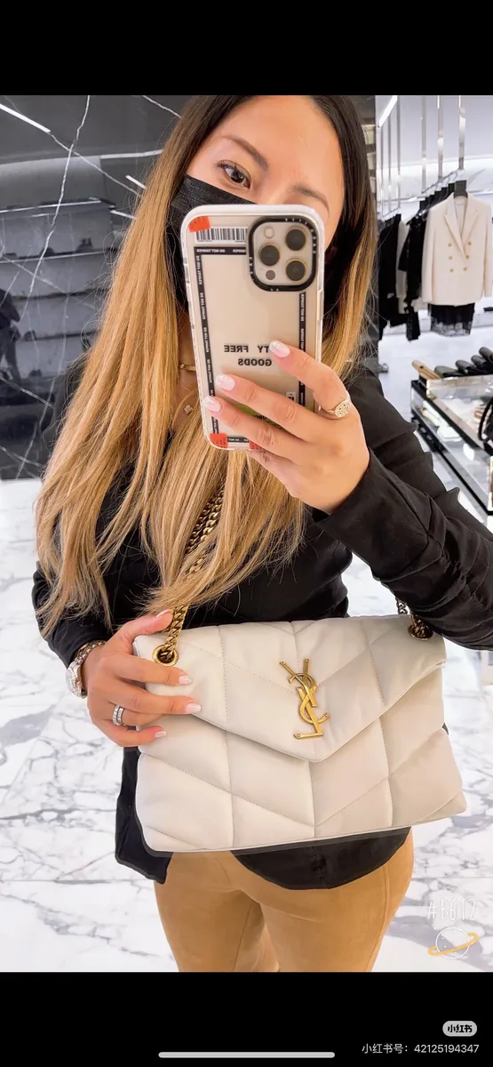 Saint Laurent Loulou Quilted Shoulder Bag — source photograph 1 of 3
