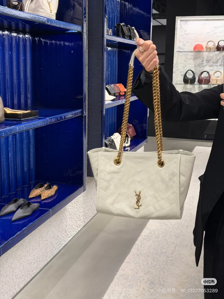 Saint Laurent Niki Quilted Tote Bag — source photograph 1 of 3