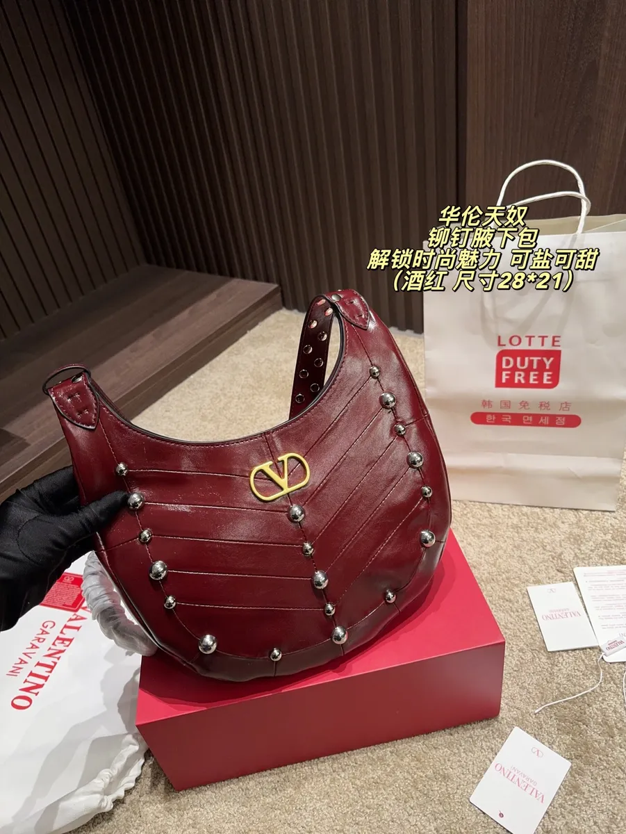 Valentino Studded Shoulder Bag — source photograph 1 of 3